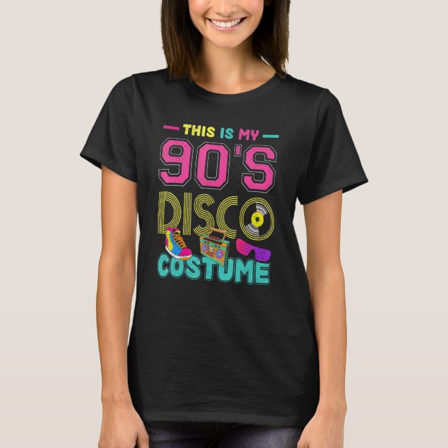 T-shirt C'Est Mes 90s Disco Costume Party Retro Music Nin (Devant)