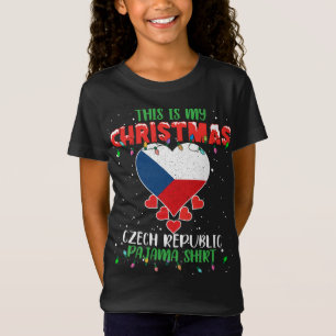 T-Shirt C'Est Mes Lumières De Noël Amour République Tchèqu