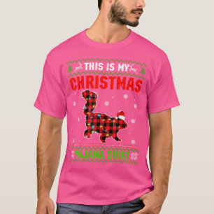 T-shirt C'Est Mes Lumières De Noël Xmas Skunk Loover