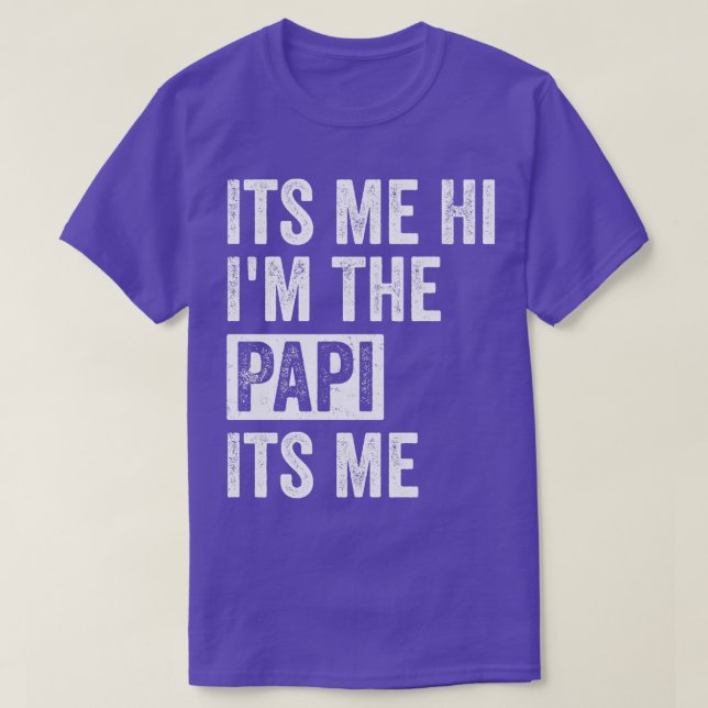 T-shirt C'Est Moi Bonjour Je Suis Papi C'Est Moi Drôle Pap (Design devant)