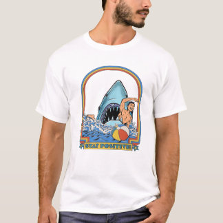 T-shirt C'Est Moi Drôle Rester Positif Attaque De Requin R