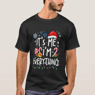 T-shirt C'est Moi Je Suis Tout Chapeau de Noël du Père Noë