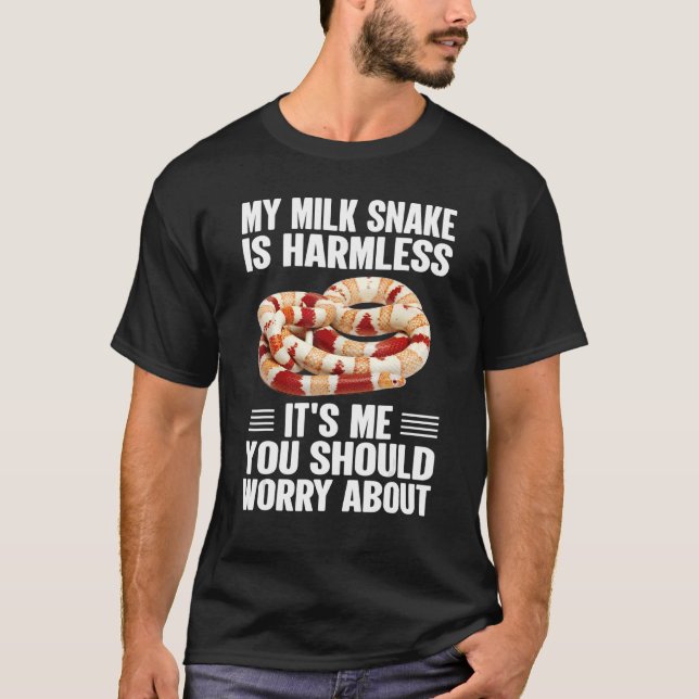 T-shirt C'Est Moi Que Vous Devriez Vous Inquiéter De Lait  (Devant)