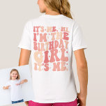 T-shirt C'est moi Salut Im la fille d'anniversaire Son moi<br><div class="desc">Célébrez la journée spéciale de la fille d'anniversaire avec le "It's Me, Hi! I'm the Birthday Girl" T-Shirt personnalisé - un choix délicieux et tendance pour les enfants qui aiment les styles de pêche à la pêche au corail rose! La chemise de ces enfants n'est pas seulement une tenue ;...</div>