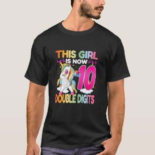 T-shirt C'est mon 10ème anniversaire Cette Fille A Maint