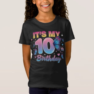 T-Shirt C'est mon 10ème anniversaire Cette fille a mainte