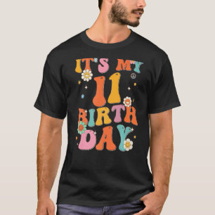 T-shirt C'est mon 11e anniversaire 11 ans Vintage Super