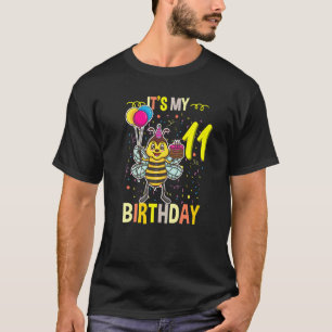 T-shirt C'est mon 11e anniversaire apiculture