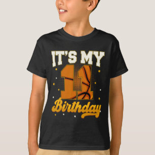 T-shirt C'est mon 11ème anniversaire Sketll Boy 11 ans Cad