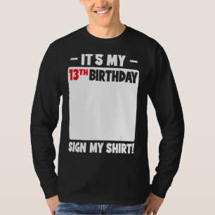 T-shirt C'est mon 13e anniversaire 13 ans adolescent Anniv