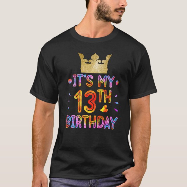 T-shirt C'est mon 13e anniversaire 13 ans Garçons et fille (Devant)