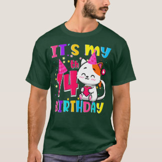 T-shirt C'est mon 14e anniversaire nager cadeau 14 ans cha