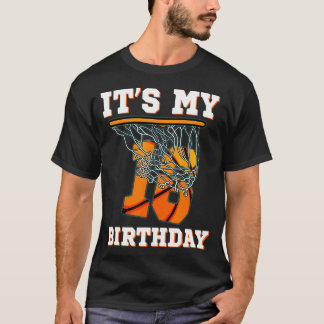 T-shirt C'Est Mon 16E Anniversaire Basketball Boy Party 16