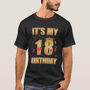 T-shirt C'est Mon 18E Anniversaire, 18 Ans, 18E Anniversai