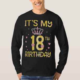 T-shirt C'est mon 18e anniversaire de Diamond Happy To Me 