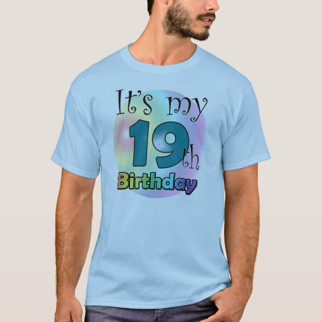 T-shirt C'est mon 19e anniversaire (Devant)
