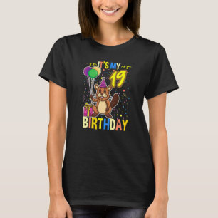 T-shirt C'est mon 19e anniversaire Beaver