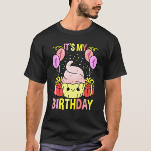 T-shirt C'est mon 1er anniversaire Cupcake