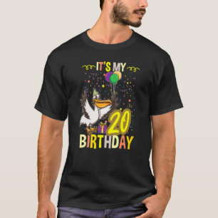 T-shirt C'est mon 20e anniversaire Pélican Bird