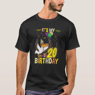 T-shirt C'Est Mon 20E Anniversaire Pelican Bird Lover