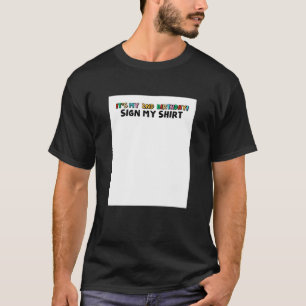 T-shirt C'est mon 2 Anniversaire Signer Mon anniversaire F