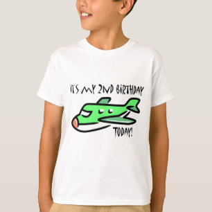T-shirt C'est mon 2e anniversaire aujourd'hui