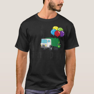 T-shirt C'est mon 2e anniversaire Garbage Truck Truck Truc