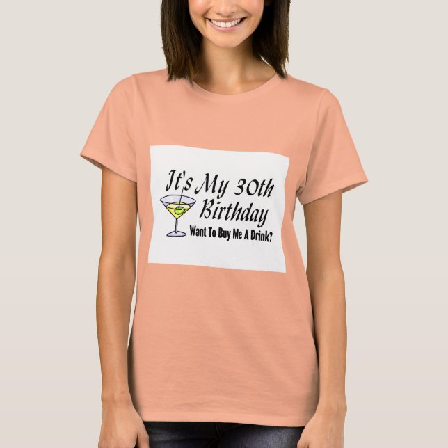 T-shirt C'est mon 30e anniversaire (Devant)