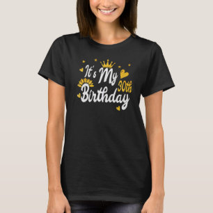 T-shirt C'est mon 30e anniversaire heureux