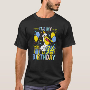 T-shirt C'Est Mon 34E Anniversaire Pélican