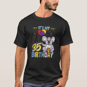 T-shirt C'Est Mon 35E Anniversaire Amoureux des animaux Ko