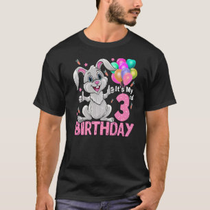 T-shirt C'est mon 3e anniversaire Rabbit 3e anniversaire 3