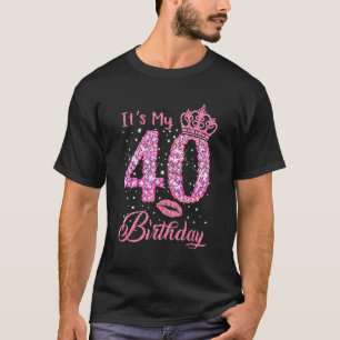 T-shirt C'est mon 40e anniversaire Reine 40 ans Chaussures