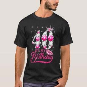 T-shirt C'est mon 40e anniversaire Reine 40 ans Chaussures