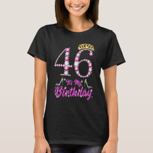 T-shirt C'est mon 46e anniversaire Chaussures de la Reine