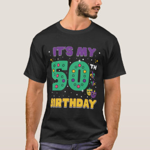 T-shirt C'est mon 50e anniversaire Mardi Gras 50 ans Masqu