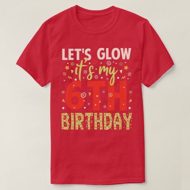 T-shirt C'est mon 6e anniversaire Cadeaux d'anniversaire (Design devant)