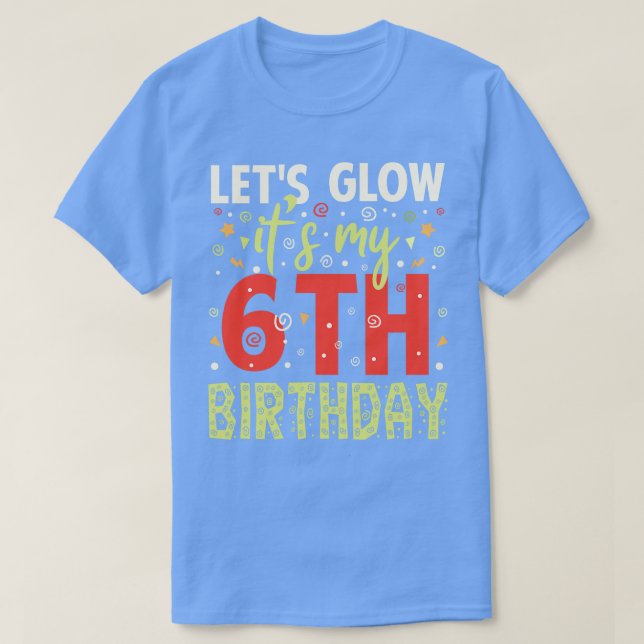 T-shirt C'est mon 6e anniversaire Cadeaux d'anniversaire (Design devant)