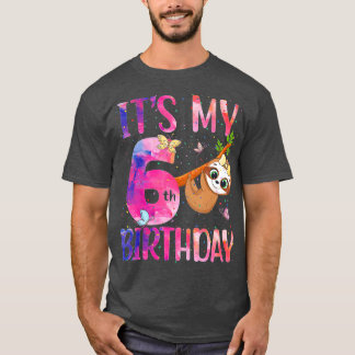 T-shirt C'est mon 6e anniversaire Sixième anniversaire 6 a