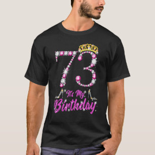 T-shirt C'est mon 73e anniversaire Chaussures de la Reine