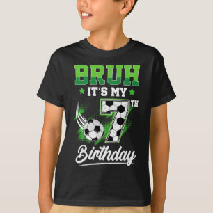 T-shirt C'est mon 7e anniversaire garçon fan de sport 7 an