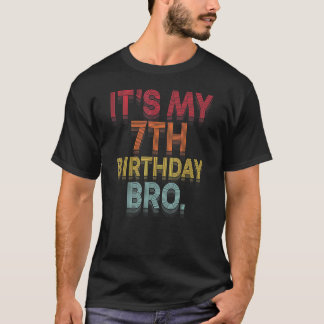 T-shirt C'est mon 7e anniversaire, mon 7e anniversaire, mo