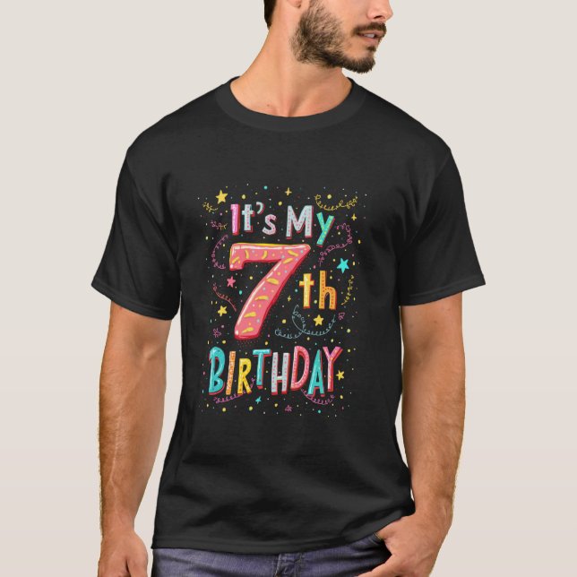 T-shirt C'est mon 7ème anniversaire (Devant)