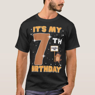 T-shirt C'est mon 7ème anniversaire Jour de la marmotte 7