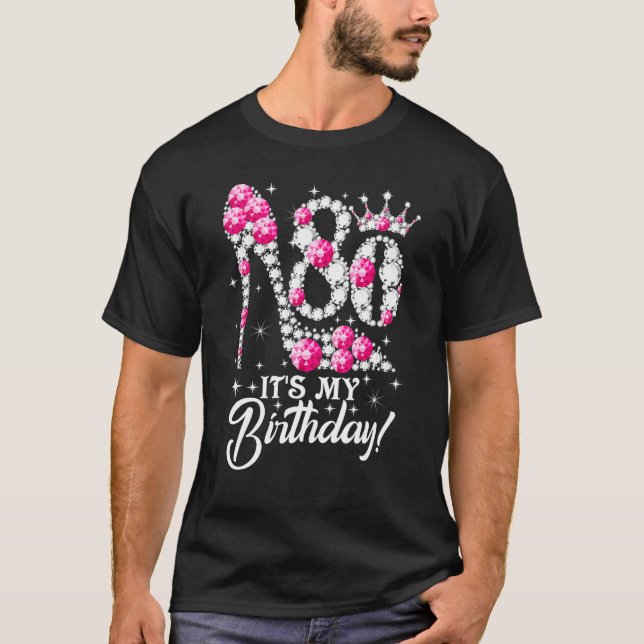 T-shirt C'est mon 80e anniversaire 80 ans de chaussures Co (Devant)