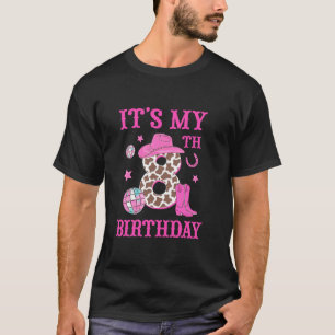 T-shirt C'est mon 8ème anniversaire Rodéo Cowgirl western 