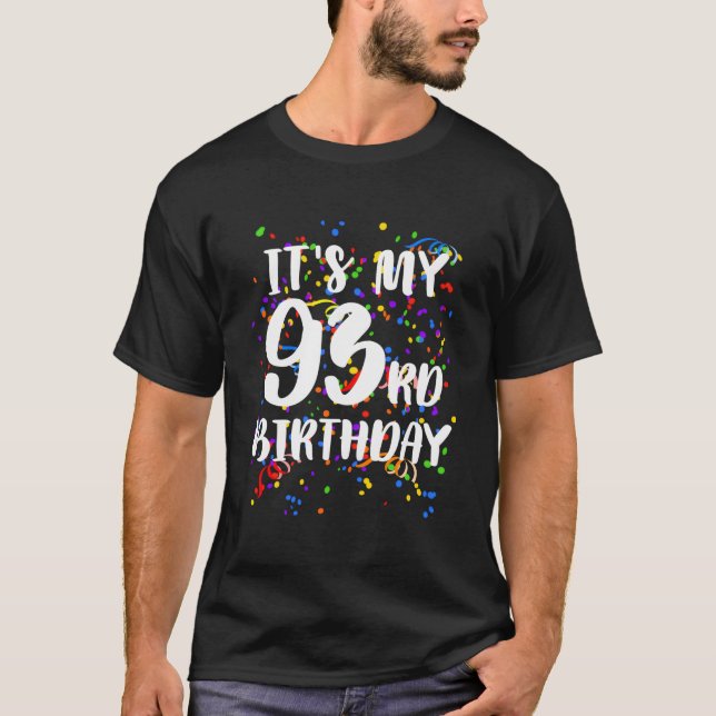 T-shirt C'est Mon 93e Bonheur (Devant)