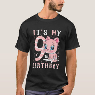 T-shirt C'est mon 9e anniversaire pour les 9 ans mignons