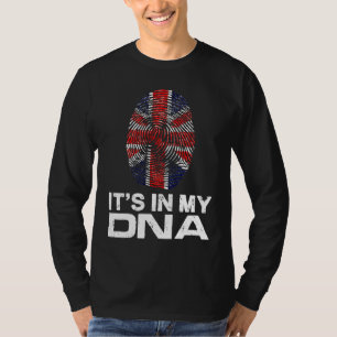 T-shirt C'EST MON ADN DANS empreinte digitale Fierté natio