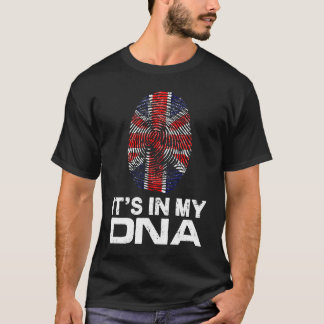 T-shirt C'EST MON ADN DANS L'empreinte de la fierté nation